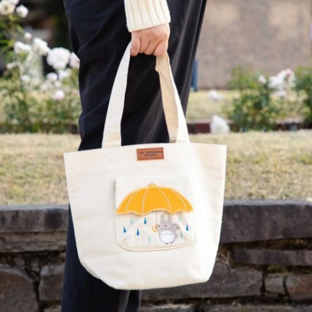 NWT My Neighbor Totoro Small Canvas Bag - Picture 1 of 7